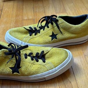 Converse One Star All Star Yellow Suede Sneakers Men’s Size 13